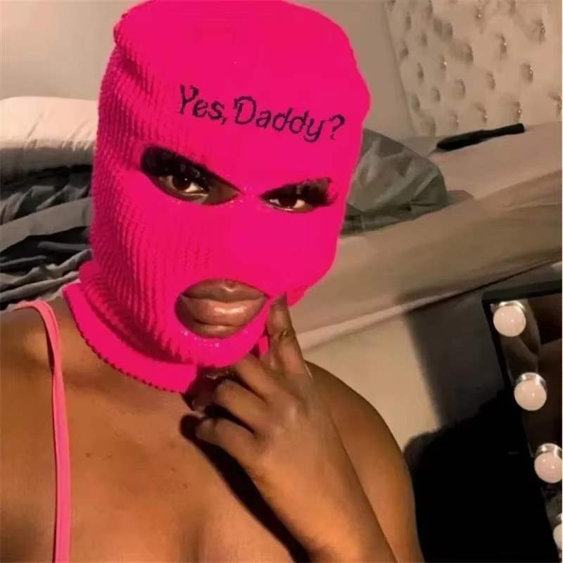 Dad Hat Cotton - Balaclava Full Face Mask Embroidery Winter