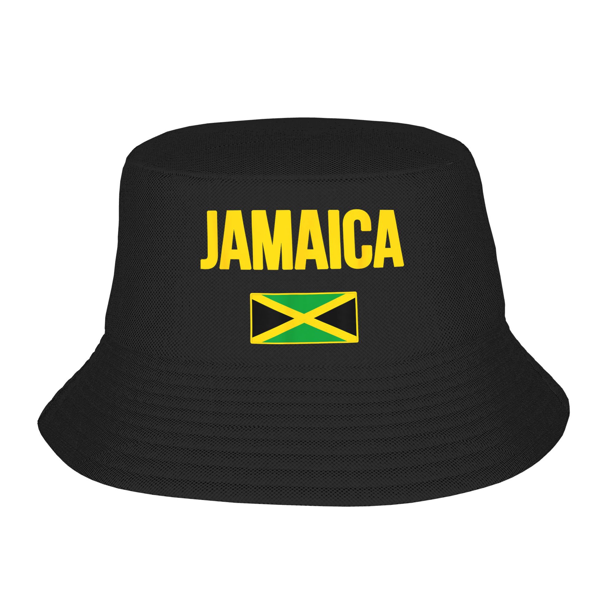 Visor Sun Hat - Jamaican Flag Bucket Hat Summer Jamaica
