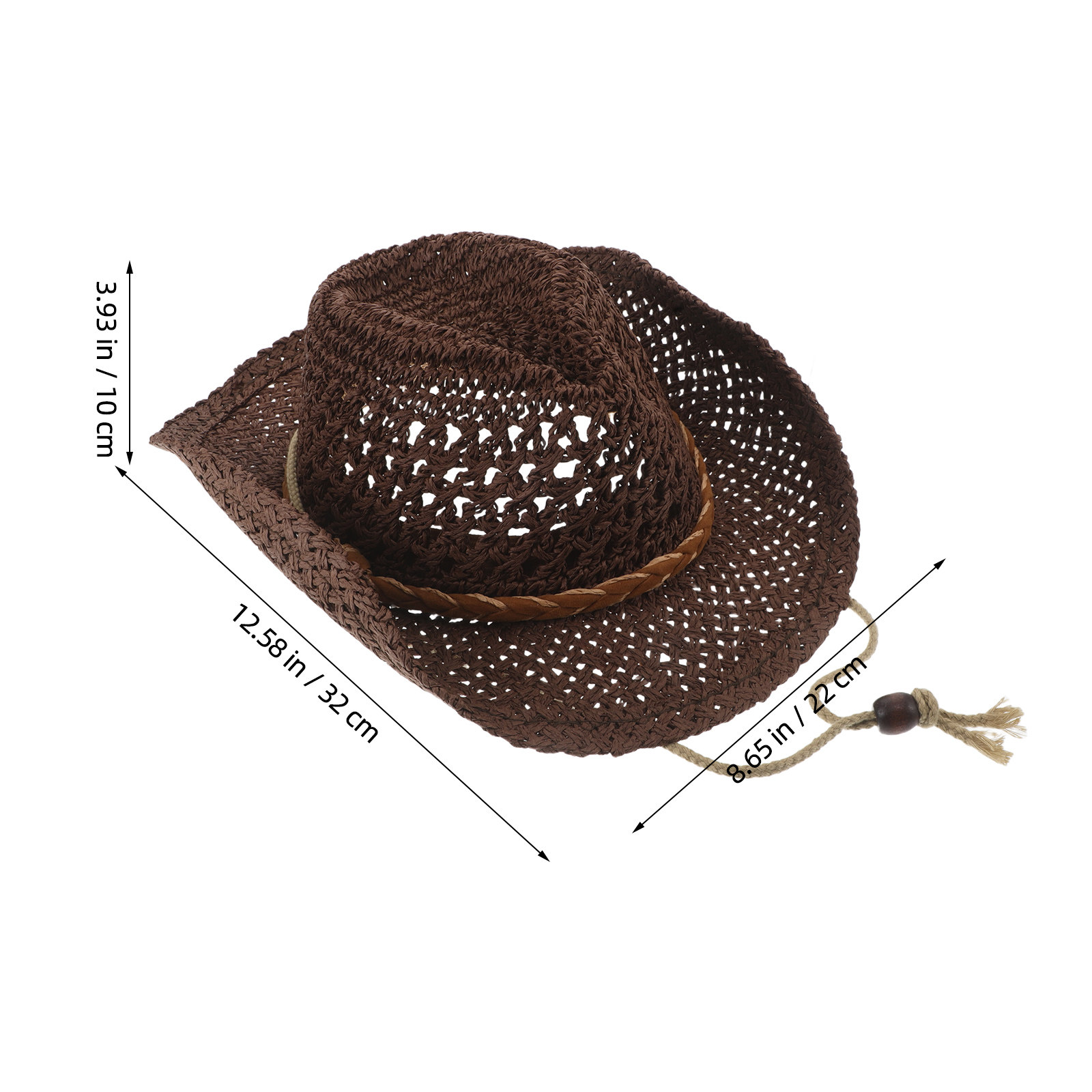 Kids Straw Cowboy Hat Western  - đánh giá và giá Sun Hat Wide Brim
