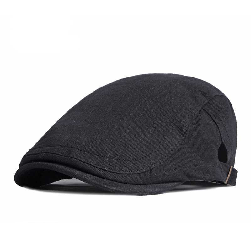 Xuân Hè Mũ Nồi Nam Đen Cứng Bô - đánh giá và giá Newsboy Cap Ivy