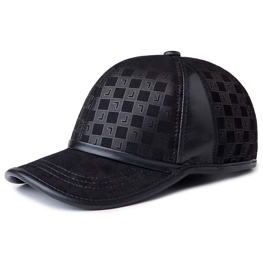 Hat For Man Genuine Suede Leat - đánh giá và giá Baseball Cap Structured