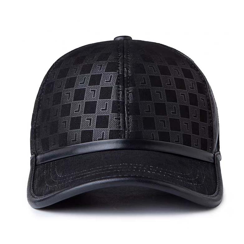 Hat For Man Genuine Suede Leat - đánh giá và giá Baseball Cap Structured