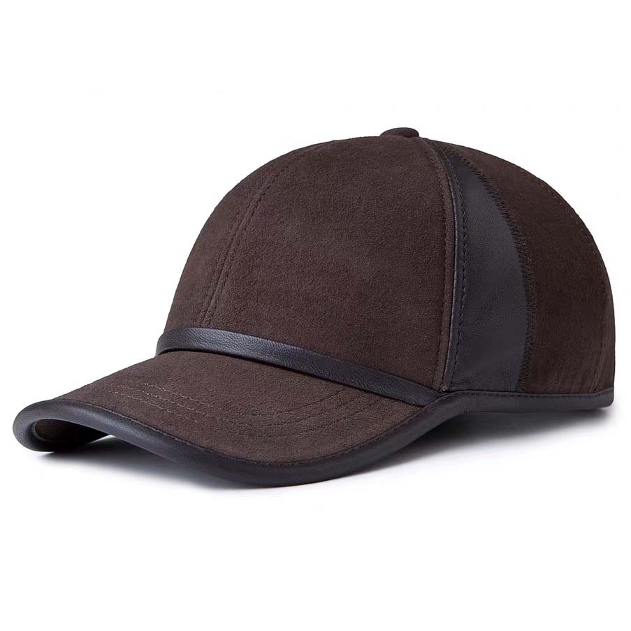 Hat For Man Genuine Suede Leat - đánh giá và giá Baseball Cap Structured