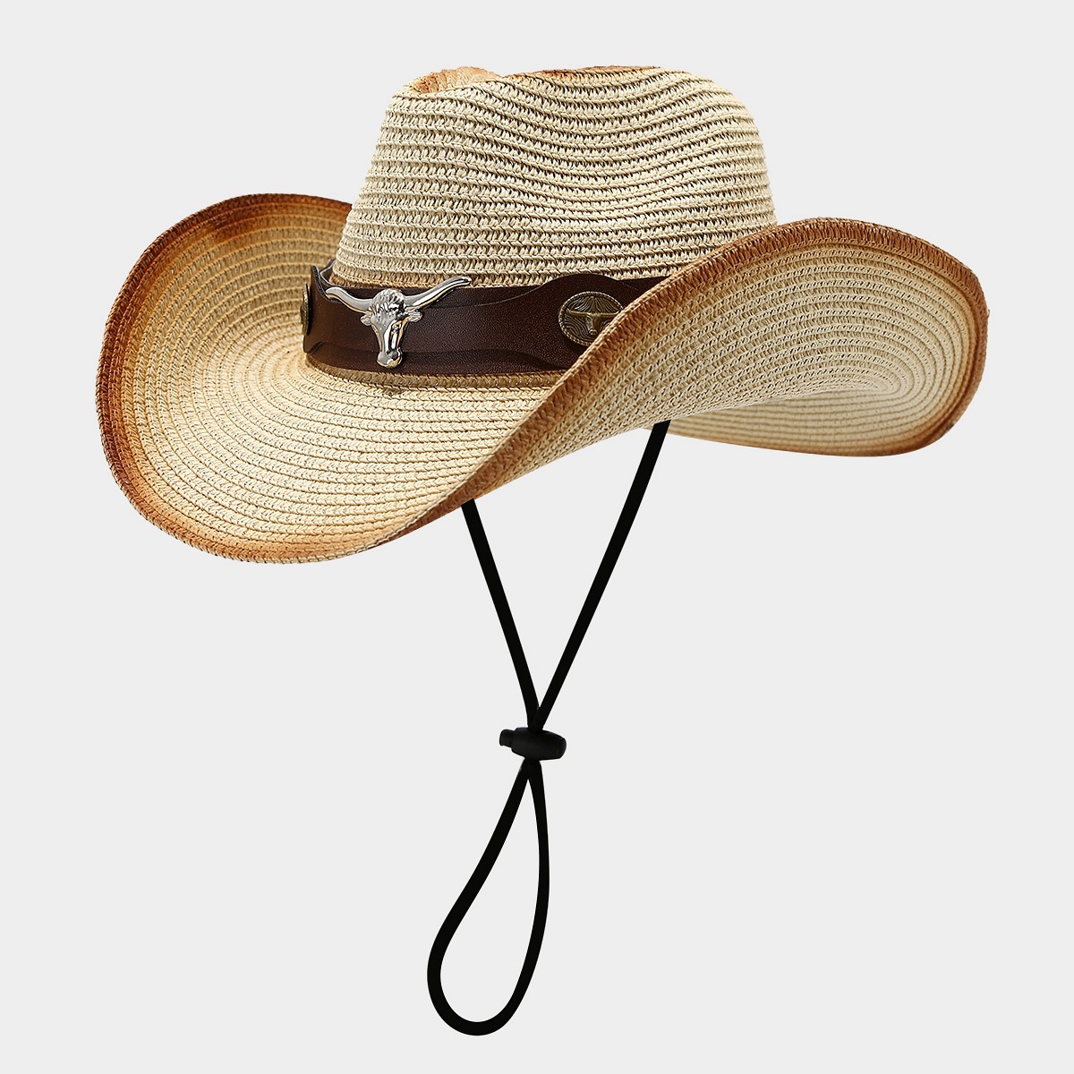 New American Western Style Cow - đánh giá và giá Cowboy Hat Straw