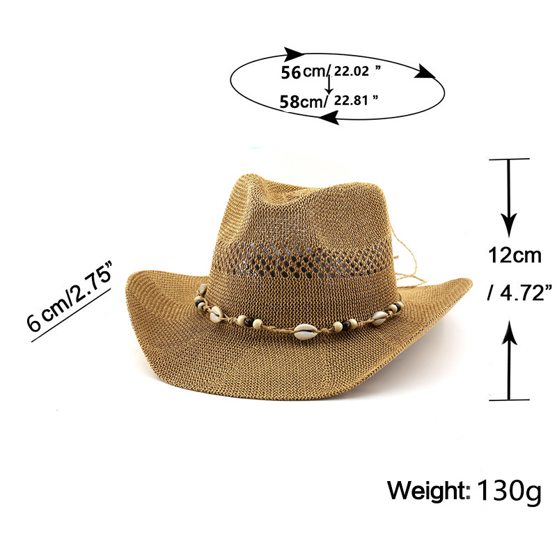 2026 New summer Hollow out bre - đánh giá và giá Cowboy Hat Straw