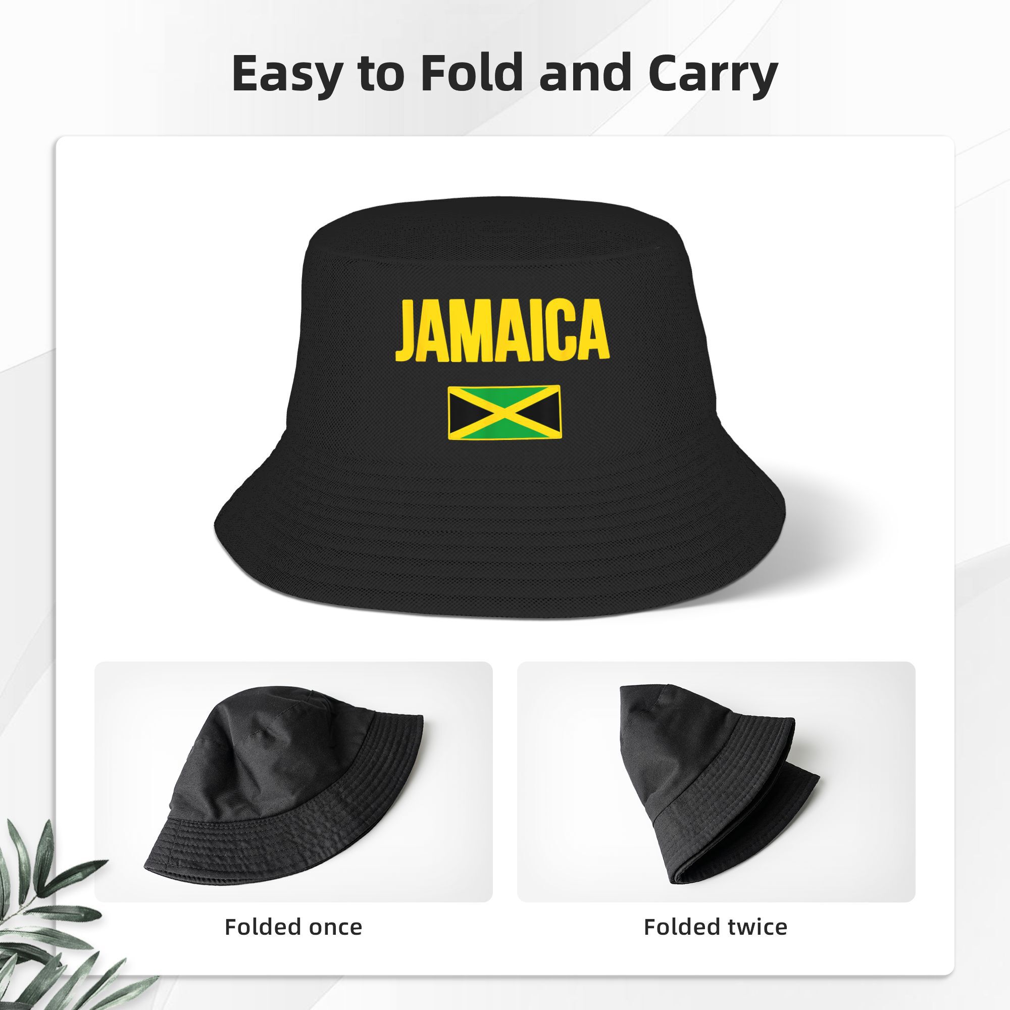Jamaican Flag Bucket Hat Summe - đánh giá và giá Visor Sun Hat
