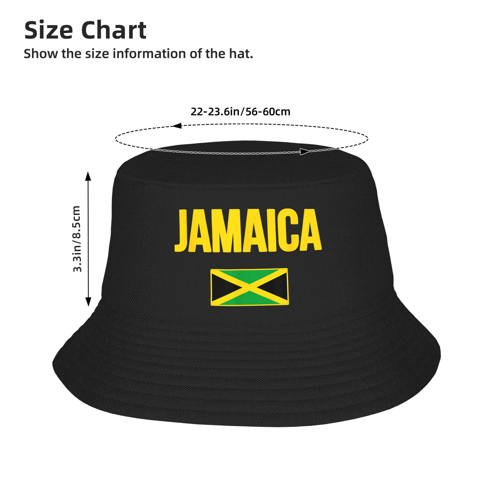 Jamaican Flag Bucket Hat Summe - đánh giá và giá Visor Sun Hat