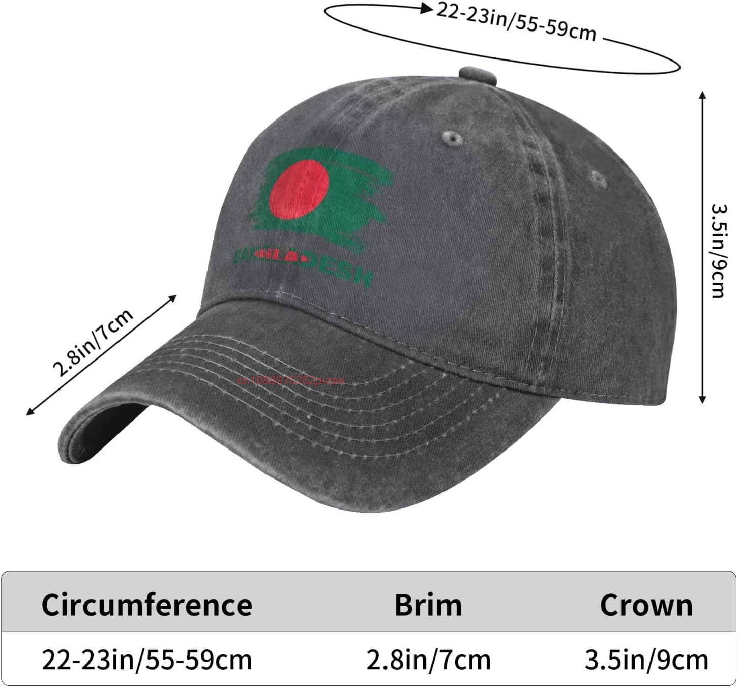 Vintage Bangladesh Flag Stylis - đánh giá và giá Dad Hat Cotton