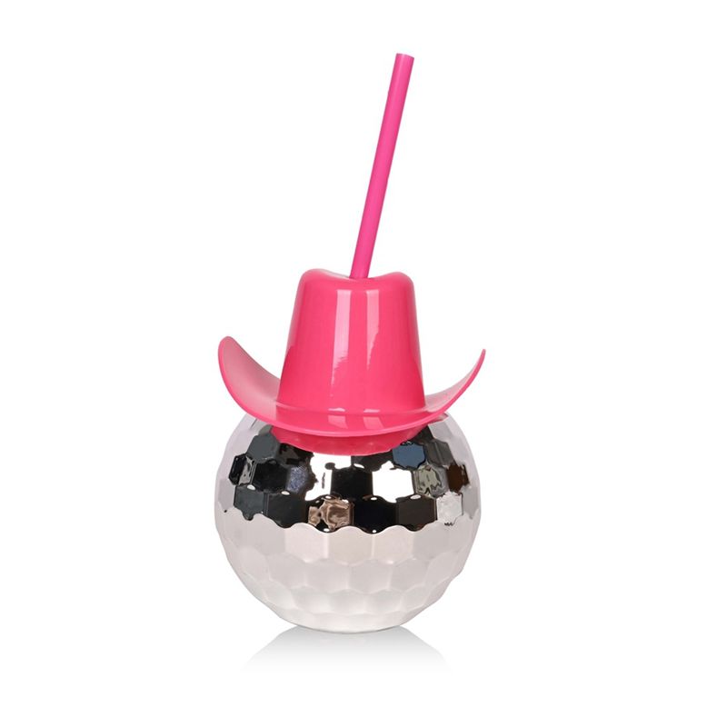 ABMS-Disco Ball Cups Cowboy Ha - đánh giá và giá Cowboy Hat Straw