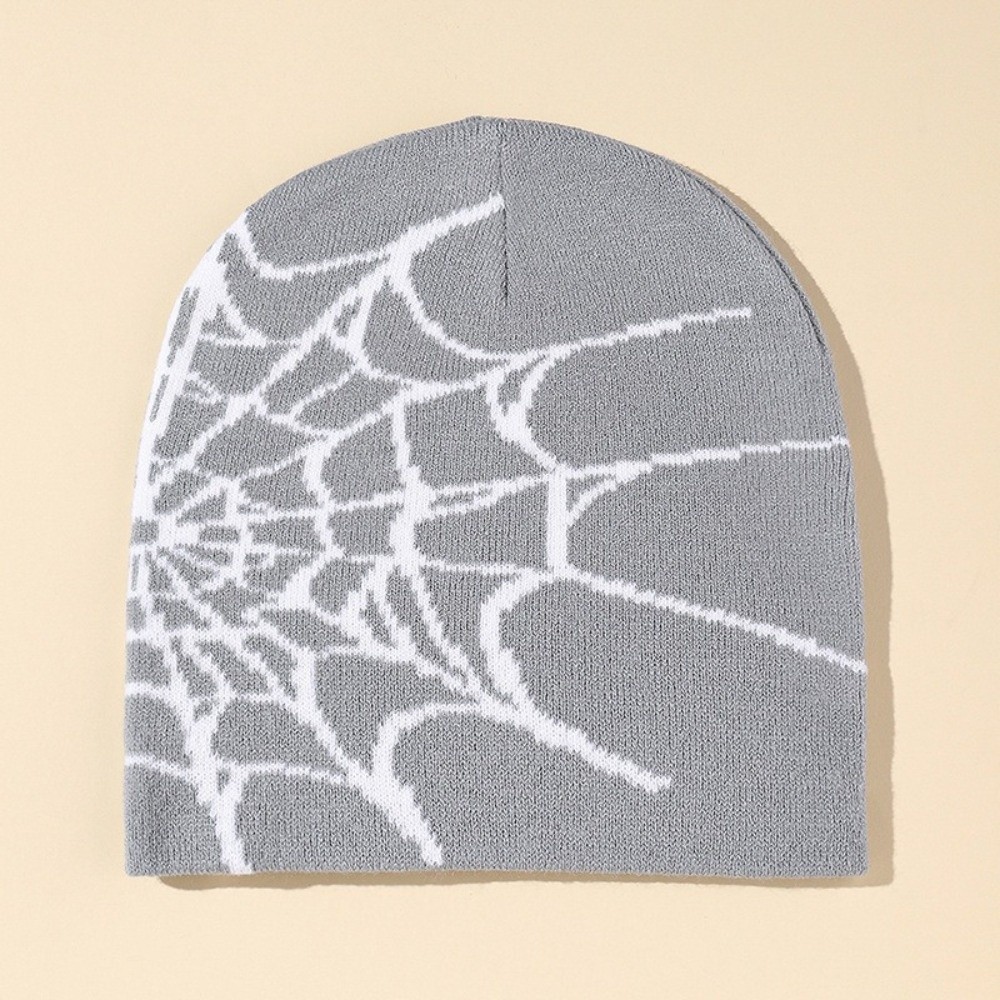 Hip-hop Soft Spider Web Patter - đánh giá và giá Beanie Cuffed Knit
