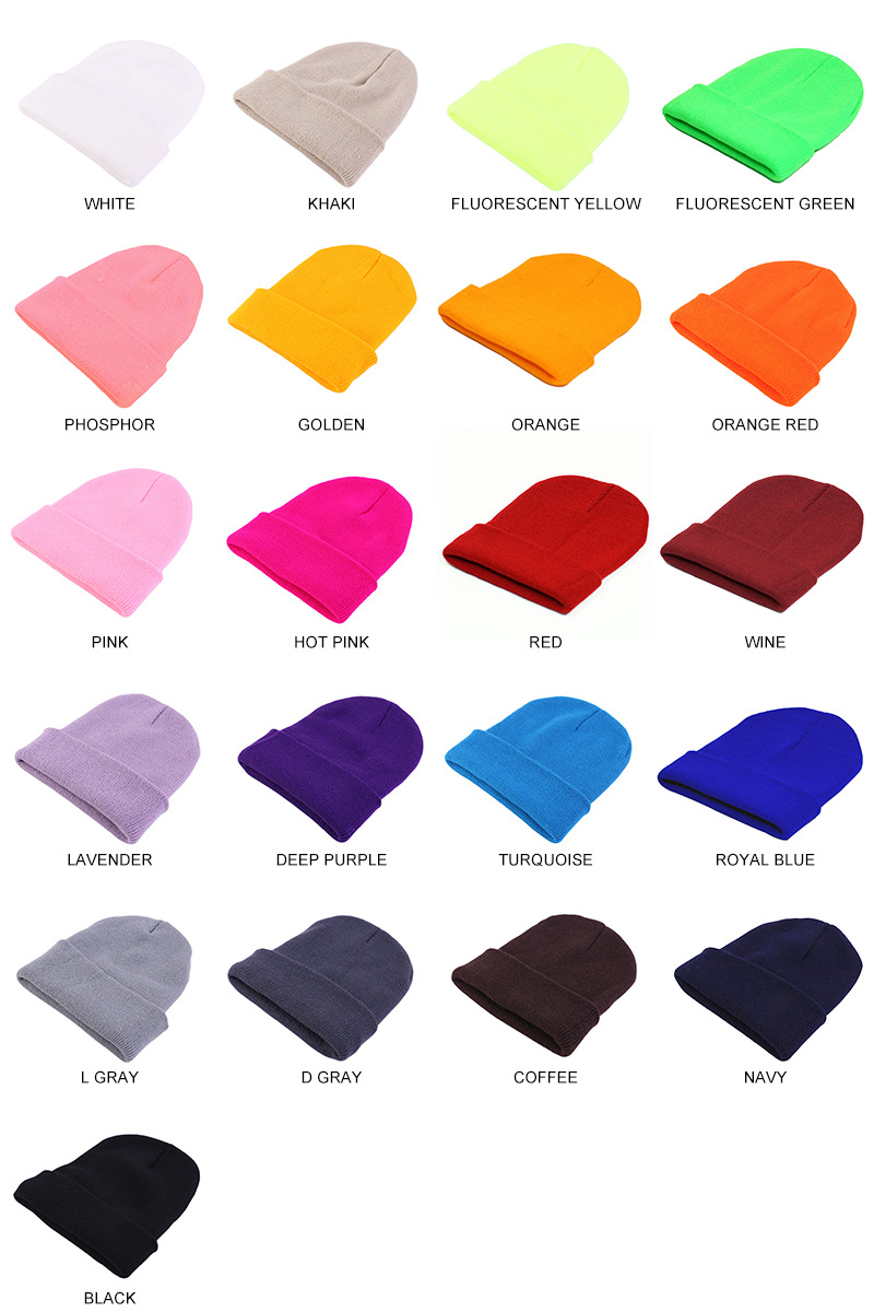 Fashion Solid Color Knit Beani - đánh giá và giá Beanie Cuffed Knit