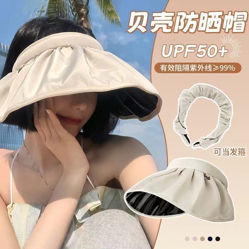 UPF50+ Foldable Headband Sun V - đánh giá và giá Visor Sun Hat