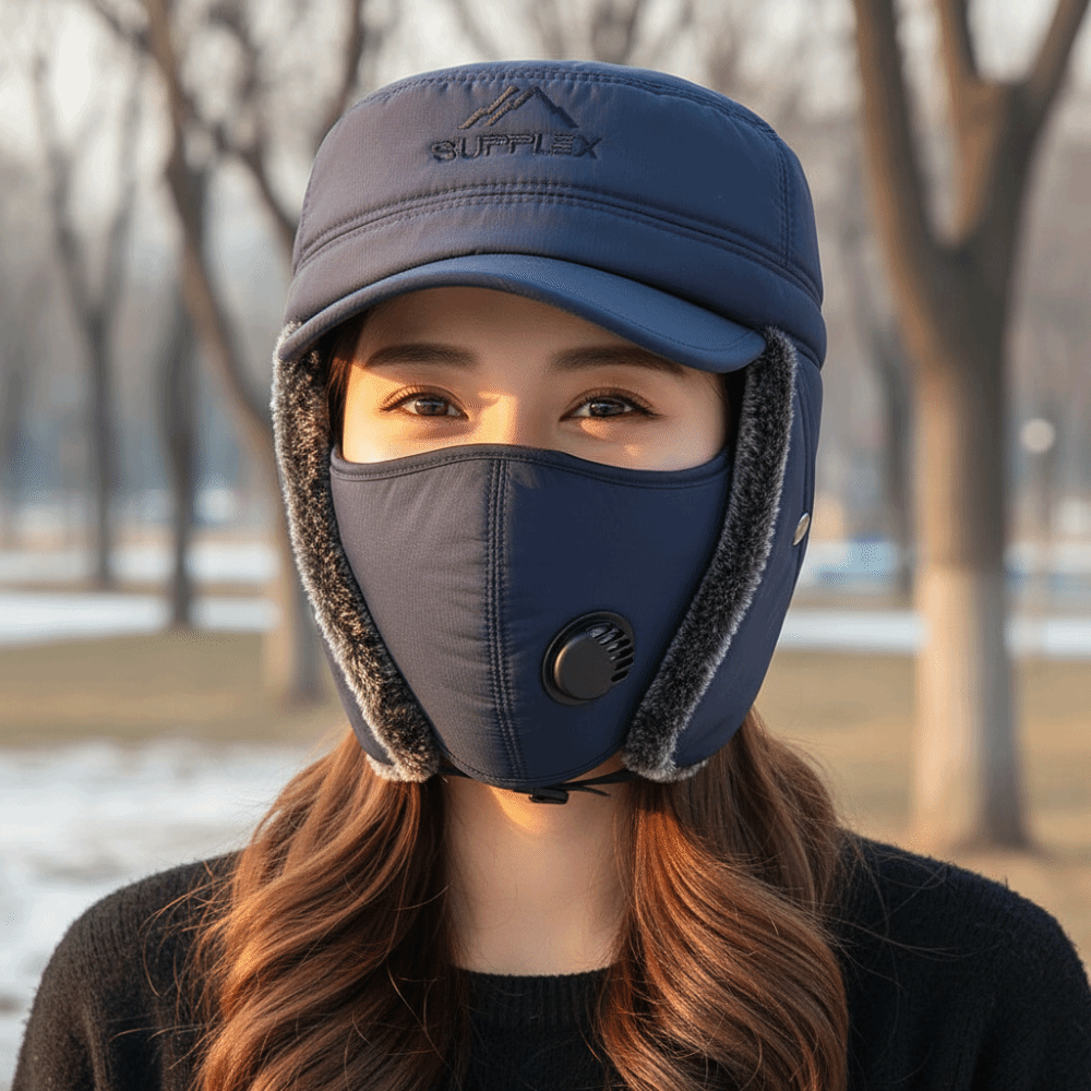 Thickened Winter Trapper Hat D - đánh giá và giá Trapper Hat Ear Flap